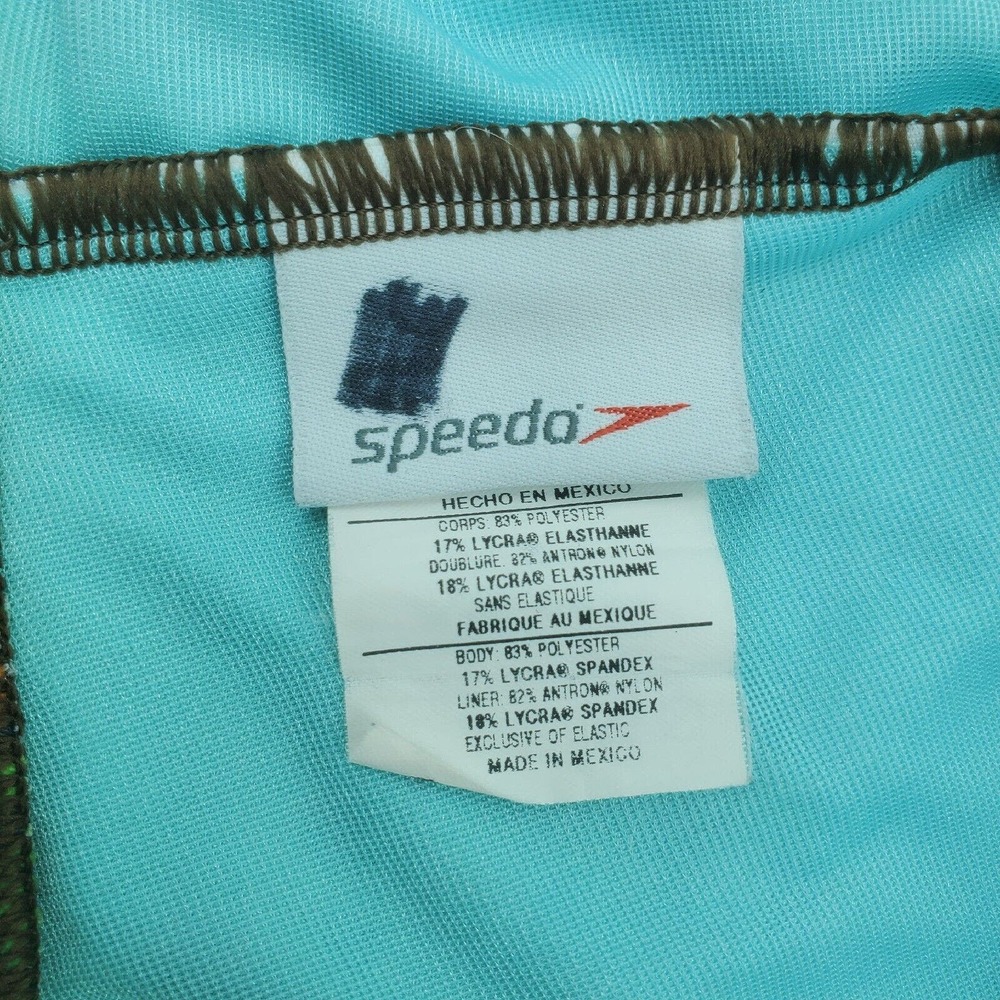 Speedo Womens Size 14 One Piece Swimsuit Floral Built-In Bra - Picture 9 of 13